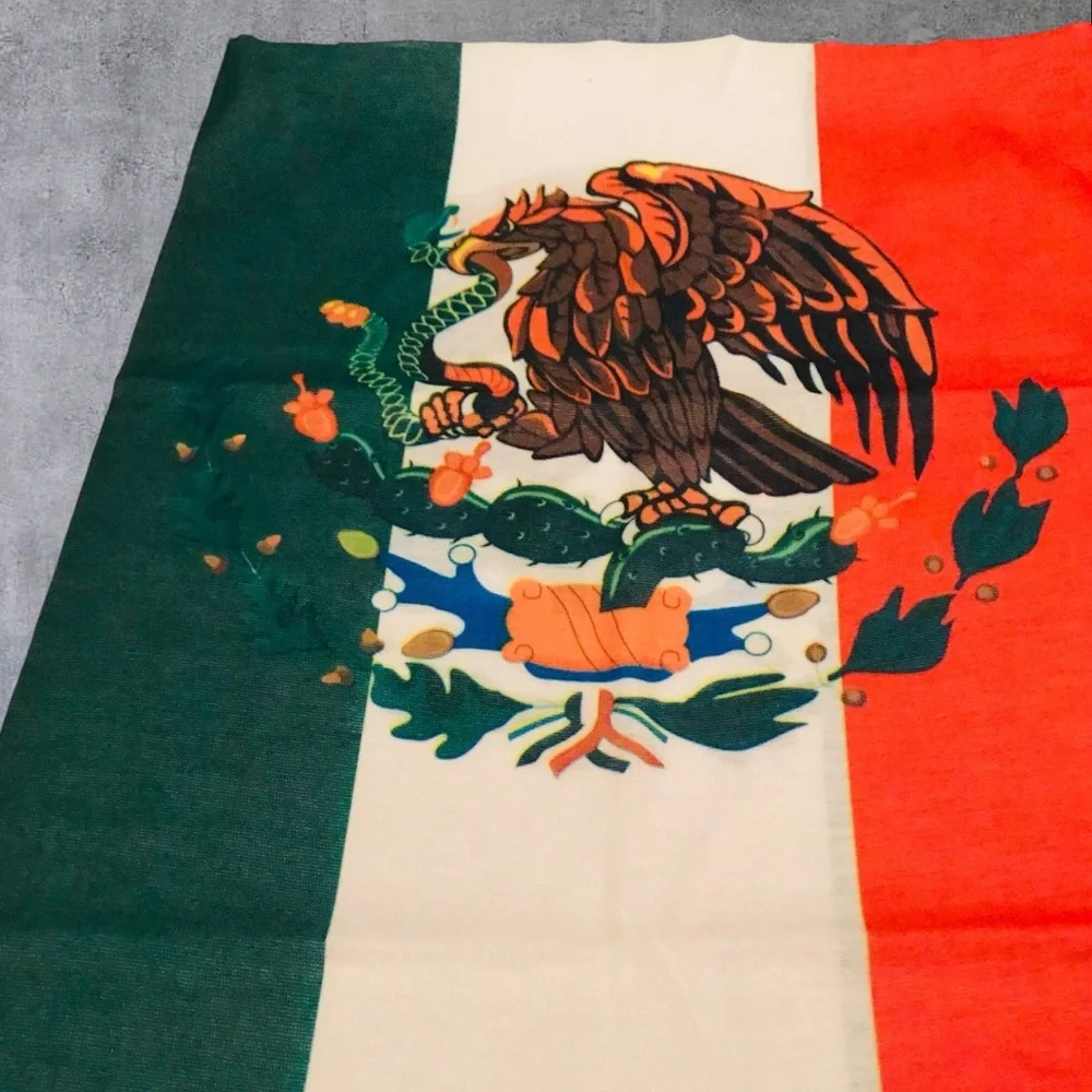 Mexican Flag Mexico 16 n 1 Neck Gaiter Face Cover Dust Mask Biker Rag